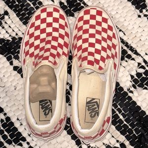 red checkered vans